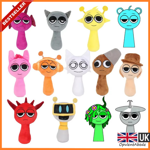 New sprunki stuffed plush kids - sprunki,