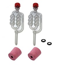 2 x Bubbler Airlocks, Rubber