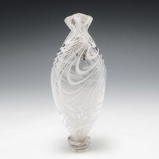 Nailsea Glass Gimmel Flask