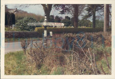 1972 Old Road Sign Cholmondeley - Beeston Ridley Nantwich 5x3.5" Orig Photo