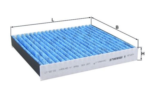 Interior air filter - mahle, fits