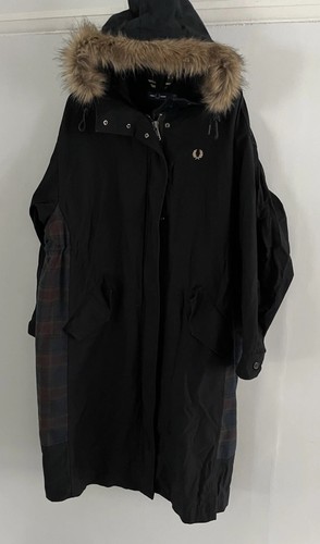 Fred perry ladies hooded parka - fred,