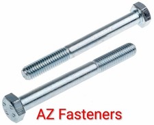 M20 20mm Hexagon Bolt Grade 8.8 High Tensile Zinc Plated BZP Part Thread