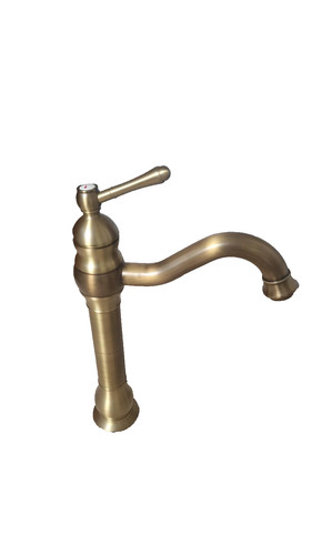 Brushed brass single lever - single,