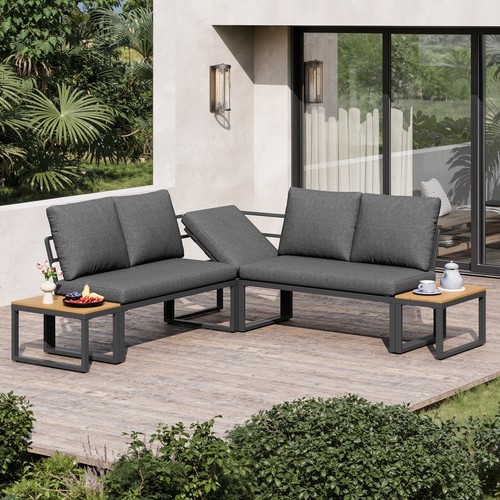 Garden corner sofa set - sofa,