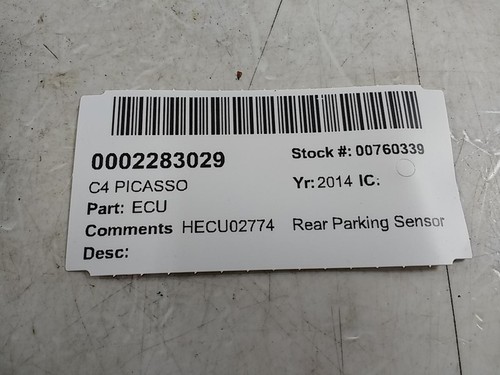 9675749680 ecu picasso - c4,