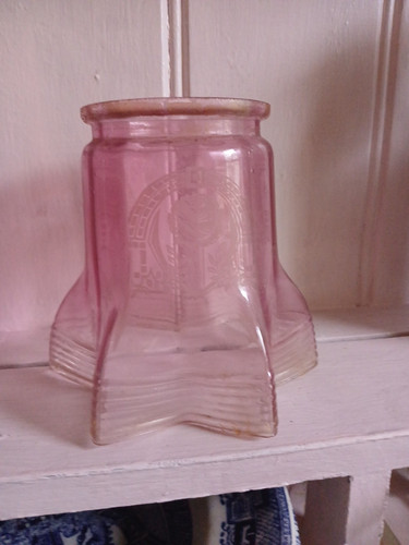Acid etched victorian glass - victorian,