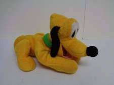 Disney Store London Pluto Lying Dog Plush Soft Toy Stuffed Animal 9"
