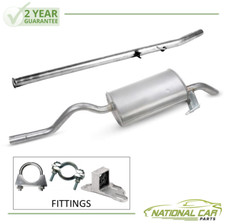For Renault - Clio MK2 1.2 1998-2016 Centre Exhaust & Rear Silencer + Fittings