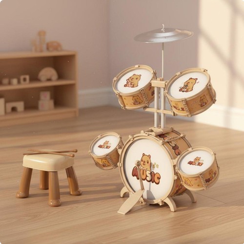 Child friendly music drum set - friendly,