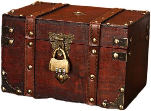 Wooden storage box pirate - box,,