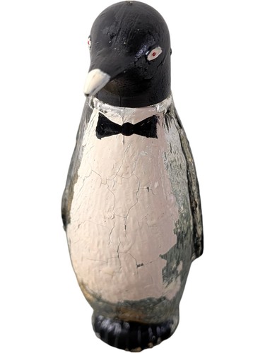 Vintage penguin ornament glass - penguin,