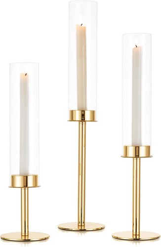 Sziqiqi gold candlestick - gold,