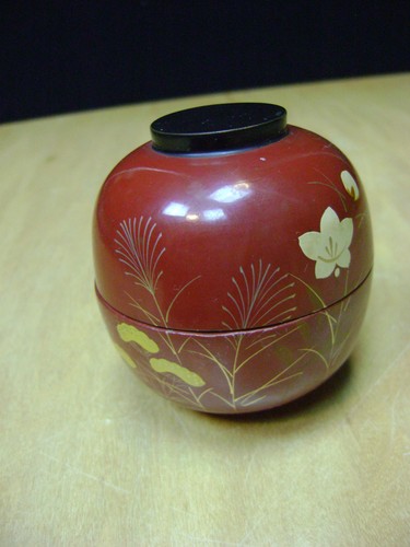 Tame lacquer wooden - tea, caddy