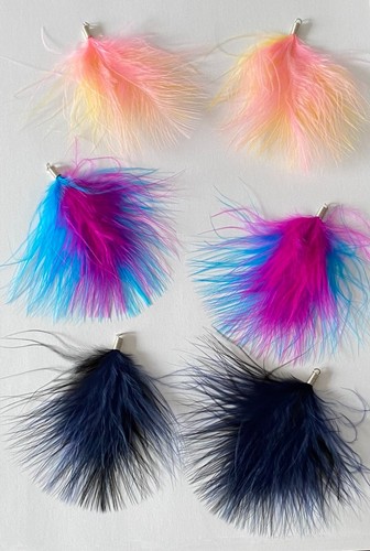 Pieces feathers pendant - 2,