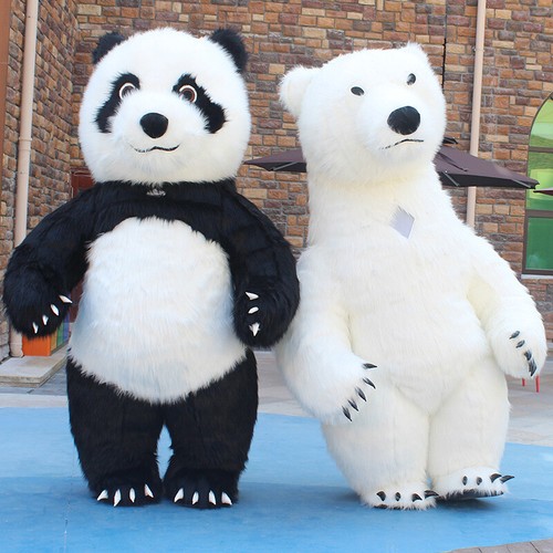 Panda polar bear inflatable - panda,