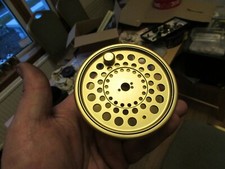 unused unbuilt hardy alnwick spare spool for gold sovereign 8/9 fly fishing reel