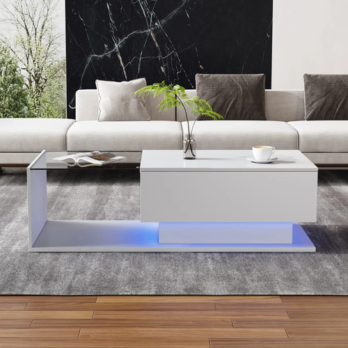 Modern led coffee - led, table