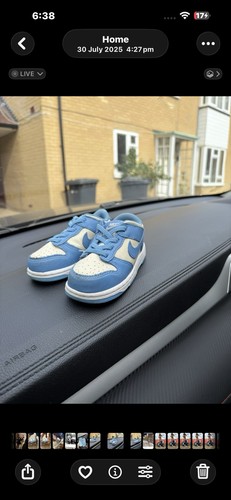 Kids dunks size - 6.5, baby