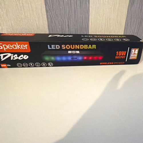 Speaker disco led soundbar - disco,