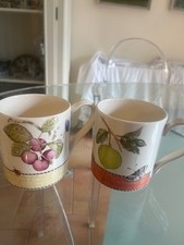 Wedgwood sarah's garden 2 x large mugs