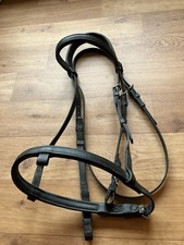 Wintec snaffle bridle black synthetic cob size 