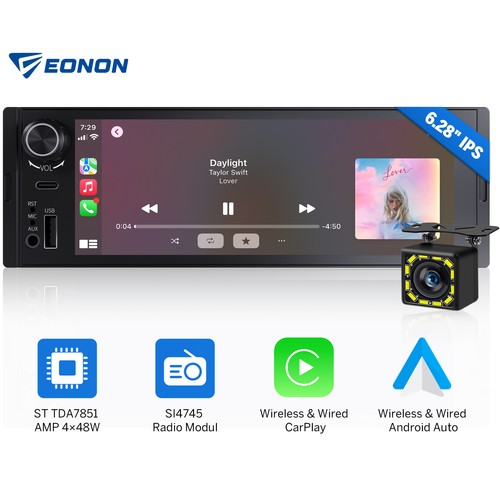 Single din car radio stereo - single,