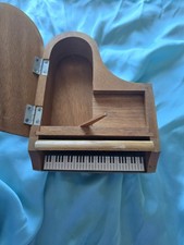 Vintage Wooden Piano Music Box