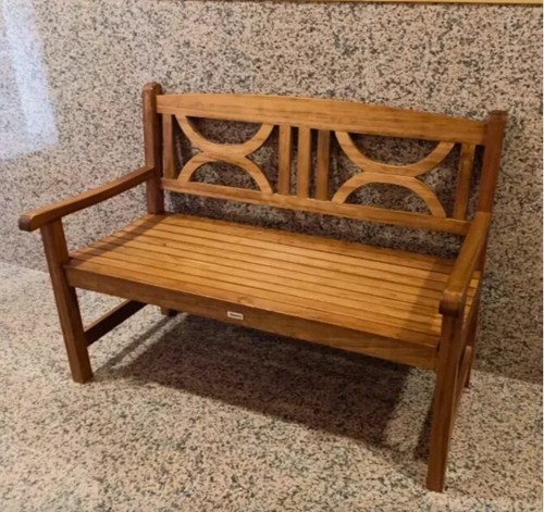 Wooden garden bench - wooden,