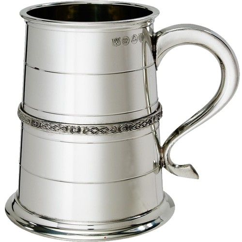 Pewter tankard pint lines - tankard,