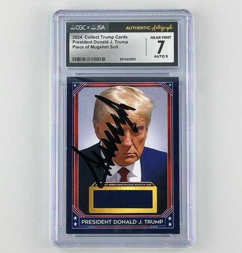 Donald trump autograph mint - donald,