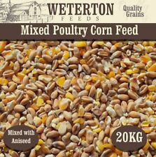 Mixed poultry corn feed with added ANISEED 20kg Cut Maize Grain Feed Hens Ducks