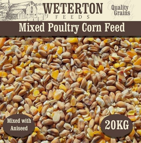 Mixed poultry corn - feed, with
