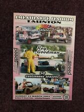 Stock car racing programme