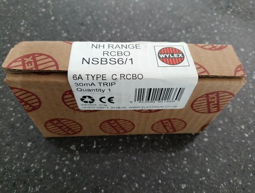 Wylex nsbs 6 amp rcbo - 6,