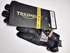 Triumph Gore Tex Leather Motorcycle Gloves XL Size 11 - brand new with tags.  