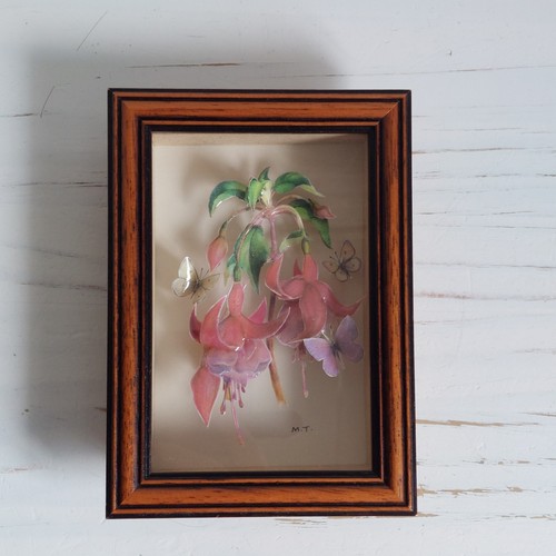 Vintage fuchsia flower - vintage,