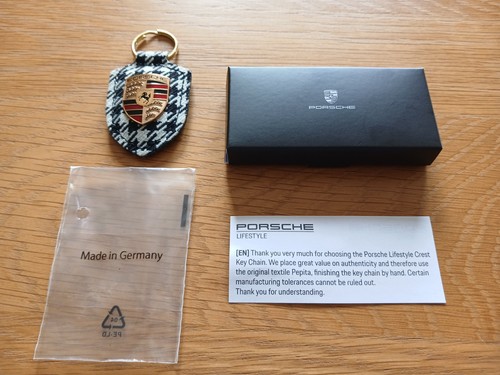 Genuine porsche pepita - porsche, crest