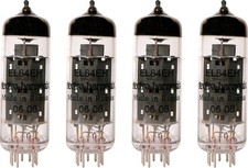 A Matched set of FOUR Electro Harmonix EL84 Power Vacuum Tubes / Valves