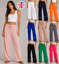 Palazzo Trousers Ladies Womens