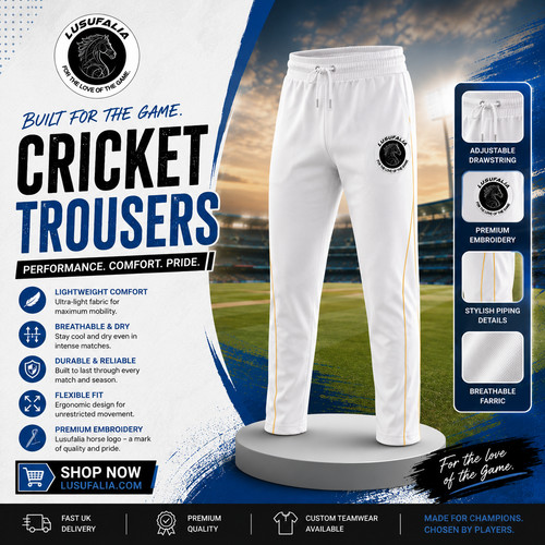 Cricket trousers mens custom - cricket,