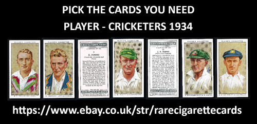 Player cricketers 1934 - player,