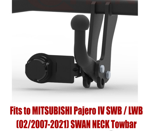 Swan tow bar for mitsubishi - tow,