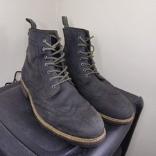 Barbour Belsay Men's Leather Brogue Boots, Brown, UK Size 10