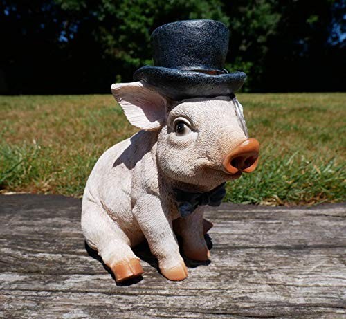 Pig with monocle - pig,