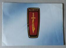 Reliant Scimitar SS1 Brochure c.1984