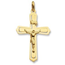 9ct Yellow Gold Crucifix Cross