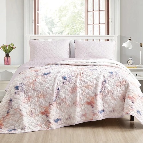 Piece printed quilt set - printed,