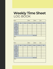 Weekly Time Sheet Log Book