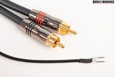 Turntable Phono Cable-for installation -1.2m ProfiGold 75pF for MM cart 2xShield